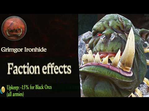 Something is Wrong with Grimgor's Faction Effect in Immortal Empires