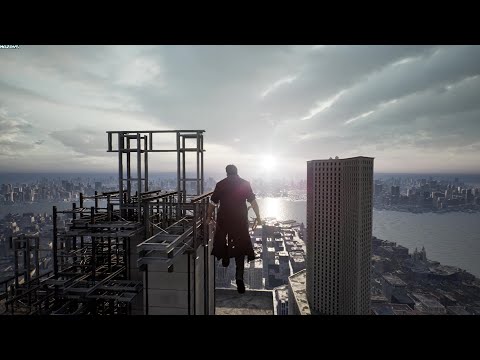 Gameplay de The City: Superhero Flying Experience