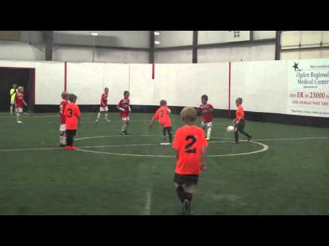 La Roca HW vs Outlaws BY-U8 Indoor Soccer 11-15-14
