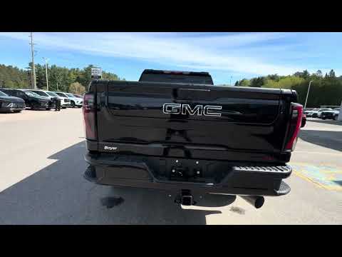 2026 GMC Sierra 2500HD Crew Cab Standard Box 4-Wheel Drive AT4 in Black for sale at Boyer Chevrolet Buick GMC Bancroft in Bancroft, ON