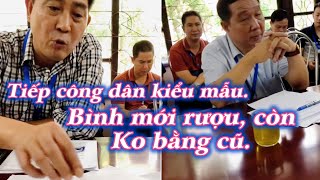 Tiếp công dân kiểu mới đây.