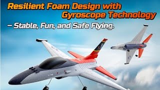 Fun For All Ages! - DEERC F-16 RC Airplane X-62A Vista