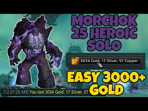 Easy 3000g+ | Morchok 25 Heroic Solo (Hunter PoV) [MoP Classic]