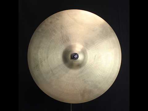 Vintage Zildjian 21" 1970's Thin Stamp A Ride - 2916g (video demo) image 5