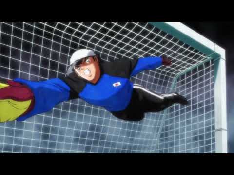 Wakabayashi imita la Técnica de Ken Wakashimazu capitan tsubasa