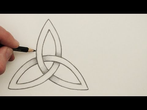 How to Draw a Celtic Knot: The Triquetra, Step by Step