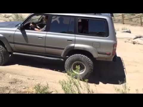 FZJ80 - Fox Shocks - ARB J springs - Hungry Valley 4x4 practice area - Landcruiser