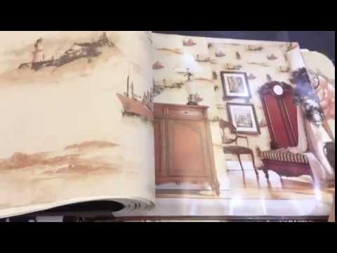 A38-2 European Style Design Natural Flower Patterns Damask Wallpaper