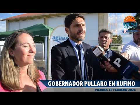 El gobernador Maximiliano Pullaro visitó la ciudad de Rufino - Radio SOL FM 89.5 Canal 8