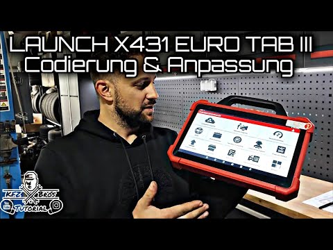 Launch X431 Euro Tab III | Codierungen & Anpassungen freischalten | Funktion | Diagnosegerät
