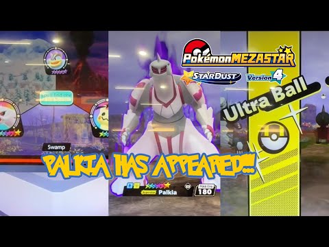*GOD OF SPACE PALKIA HAS APPEARED!!!* Pokemon Mezastar Stardust 4!!!