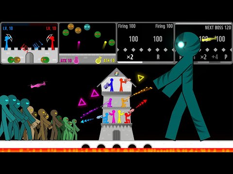 Stickman Defence : Zombie Attack - Marble & Ragdoll battle