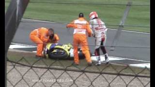 James Toseland crashes, Donington Park, MotoGP + pictures