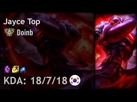 Jayce Top vs Poppy - Doinb - KR Challenger Patch 6.24