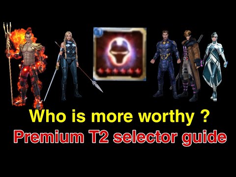 (MFF) PREMIUM T2 SELECTOR GUIDE ! WHO IS MORE WORTHY ? MARVEL FUTURE FIGHT