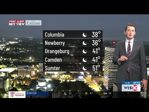 Temperatures continue to warm up through the upcoming weekend