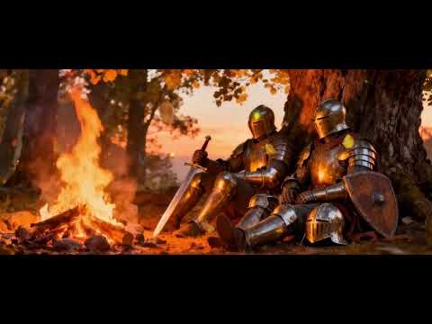 Rest by the Fire | Knight’s Calm Watch for Deep Sleep 3 Hours