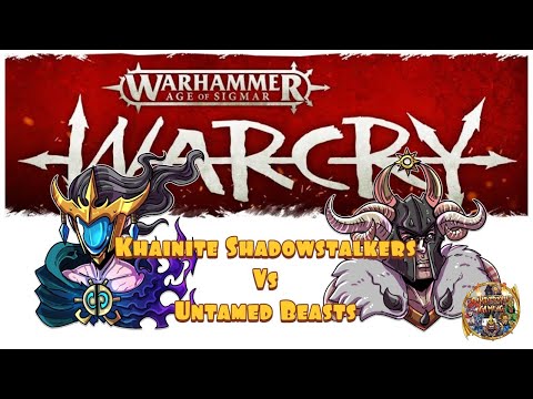 Age of Sigmar Warcry Battle Report: Khainite Shadowstalkers vs Untamed Beasts