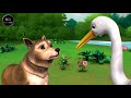 The Wolf and the Crane | English | Moral based Kids Story | Animated Cartoon | WIK Entertainment
