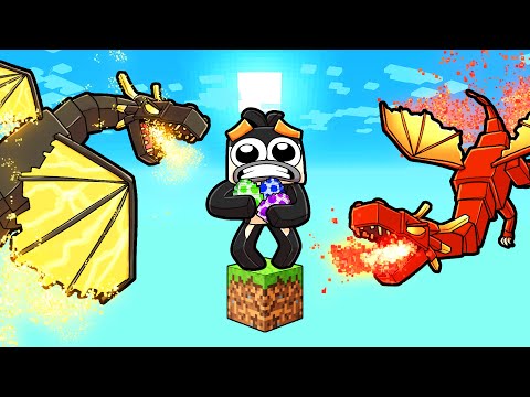 Crazy Skyblock with Epic Elemental Dragons!