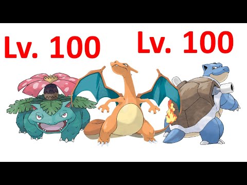 Charizard Blastoise Venusaur Level 100 before Misty - EARLIEST Possibility Glitch Pokemon Red Blue