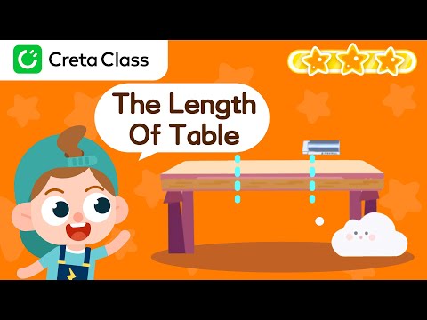 How to measure the length of the Table? | Math Cartoon | Creta Class