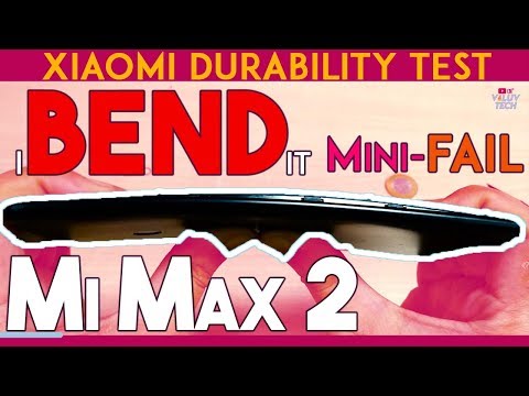 Mi Max 2 Durability Test Mini-FAIL! (BEND & Scratch TESTED) (Unboxing Specs) Xiaomi Mix Results! Video