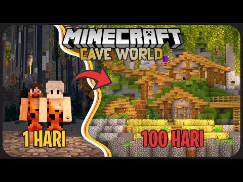 Ultimate Underground Survival: 100 Days in Minecraft's Earth Womb!