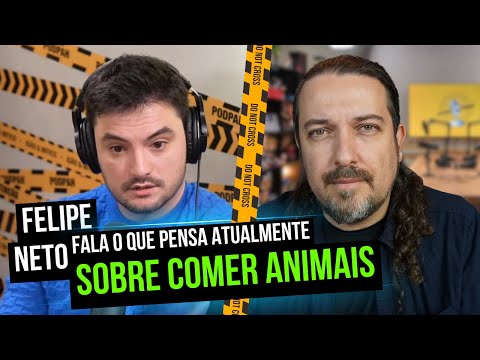 Felipe Neto fala no Podpah o que pensa sobre comer animais
