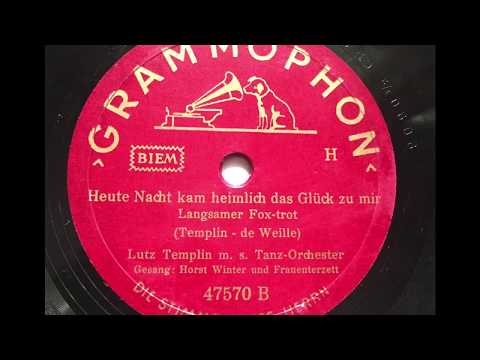 Heute Nacht kam heimlich das Glück zu mir - Lutz Templin - ALTERNATIVAUFNAHME