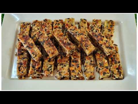 ขนมกล้วยตัด   🍌 เมนูเพื่อสุขภาพ  | ไม่ต้องอบ