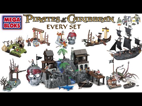 ALL MEGA BLOKS PIRATES OF THE CARIBBEAN SETS EVER MADE!