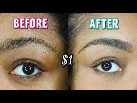 $1 NATURAL Eyebrow Tutorial using Pencil for BEGINNERS | Eyebrows on Fleek