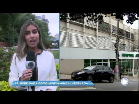 Bebê dado como morto apresenta melhora