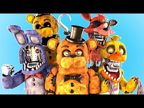 Every Withered Animatronic in a Nutshell