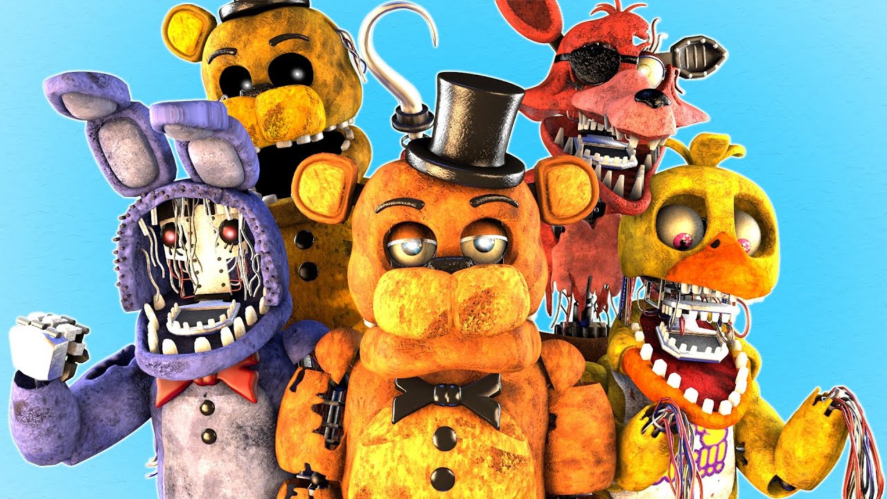 Every Withered Animatronic in a Nutshell