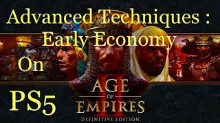 Age of Empires II: Definitive Edition on the PS5 : Advanced Techniques : Early Economy !