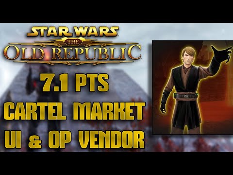 SWTOR - 7.1 PTS Update: Cartel Market (Anakin Look!), UI Changes & R4 Anomaly Vendor In Game Preview