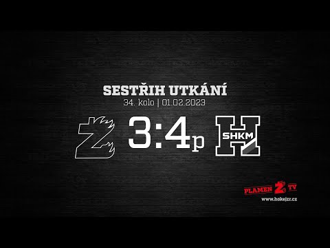 SESTŘIH | 2022/23 | 34. kolo | SKLH Žďár nad Sázavou - SHKM Hodonín 3:4p (01.02.2023)