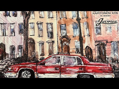 Redcat Sixtyfour Jevries/Kapitonov Ilya 1993-96 Cadillac fleetwood 1/10 scale body unboxing