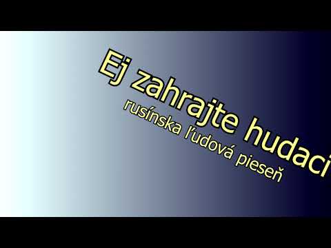 SMOTER Rudo, Ej zahrajte hudaci, Poľubiv ja Maričku, ľudove rusínske, VIDEOROHAĽ,