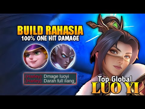 BUILD DAMAGE PALING SAKIT !! SOLO RANKED LUO YI GAMEPLAY 100% AGGRESSIVE