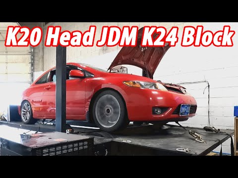 FG2 Civic Si - K20 Head JDM K24 Block Dyno Tune