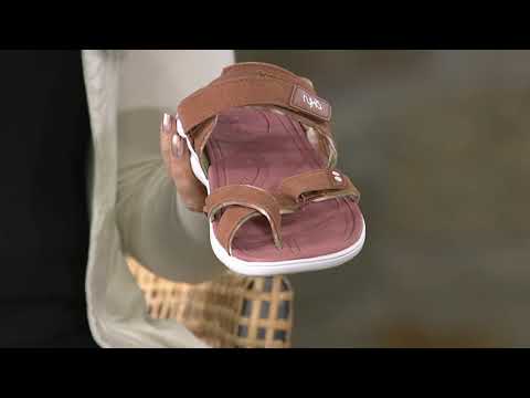 Ryka Suede Slide Toe-Loop Sandals - Skye on QVC