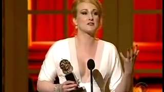 Katie Finneran wins 2010 Tony Award for Best Featured Actress in a Musical video