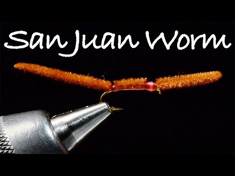 San Juan Worm Fly Tying Instructions by Charlie Craven