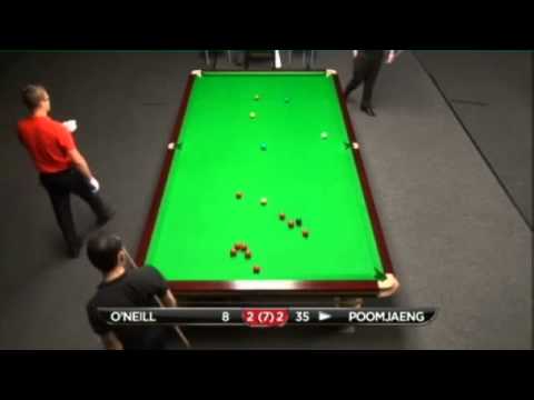 Jamie O'Neill - Dechawat Poomjaeng (Frame 5) Snooker Bluebell Wood Open 2013 - Round 6