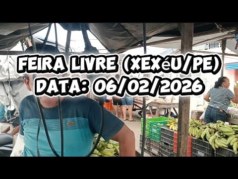 FEIRA LIVRE EM XEXÉU PERNAMBUCO 