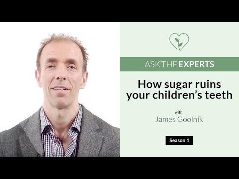 How Sugar Ruins Your Children's Teeth | James Goolnik Dentist — video featuring Dr James Goolnik