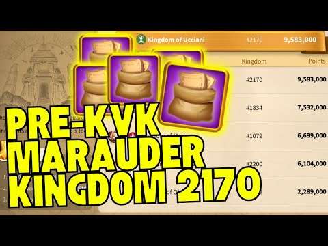 UPDATE Pre KVK Klasemen Sementara Stage Marauder KD 2170 1834 1079 2200 | Rise Of Kingdoms Indonesia
